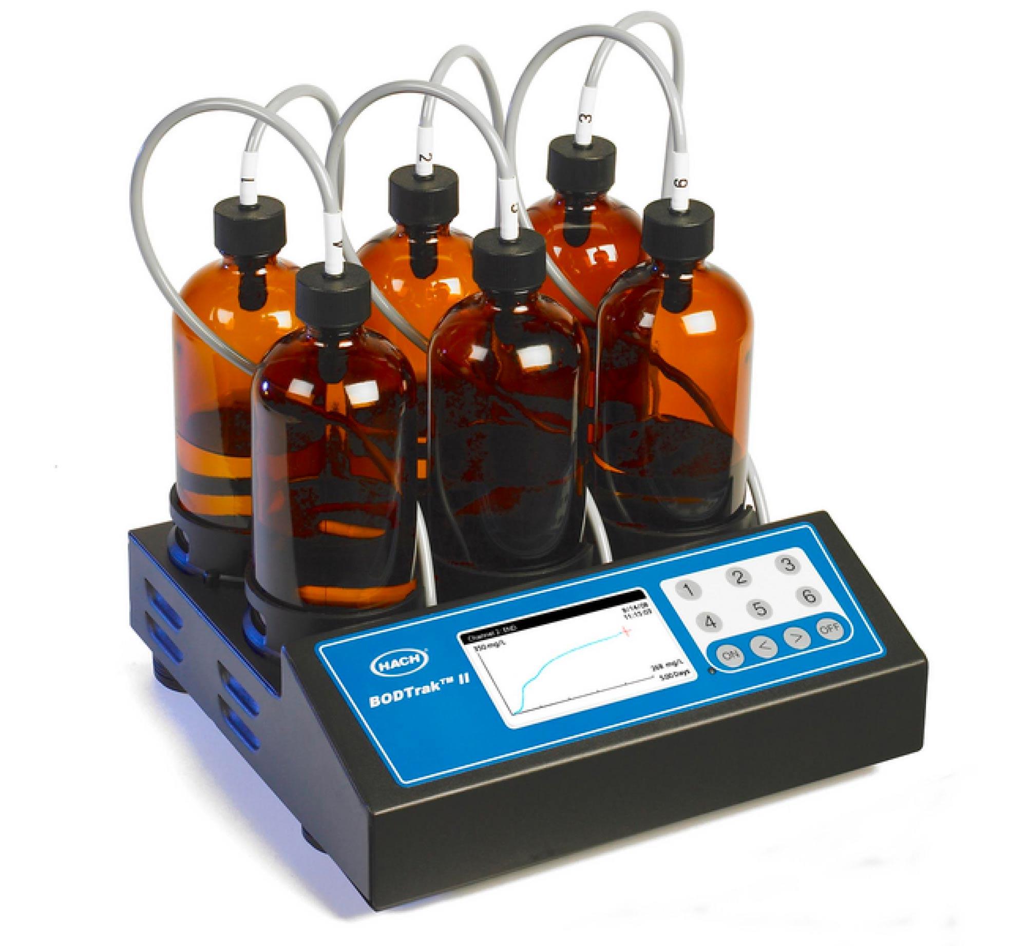 BOD TRAK II Aksesuarları ile birlikte respirometrik BOİ aparatı